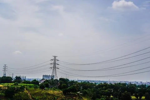 Trim pole thread Stock Photos