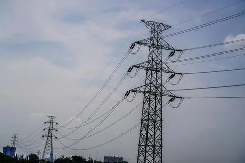 Trim pole thread Stock Photos