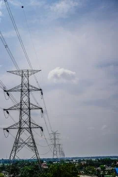 Trim pole thread Stock Photos