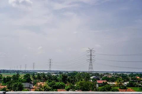 Trim pole thread Stock Photos