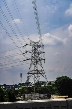 Trim pole thread Stock Photos