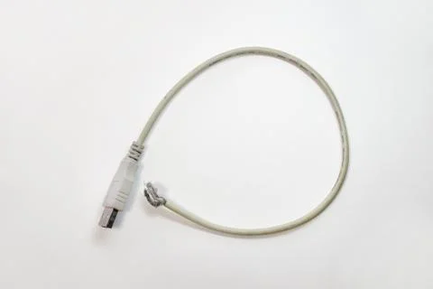 The trimmed end of the USB-wire Stock Photos