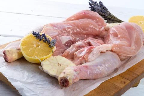 Trimming Chicken Stock Photos