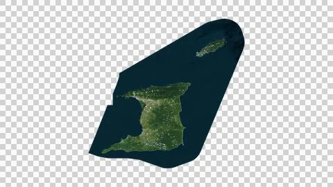 Trinidad And Tobago Map Иллюстрация