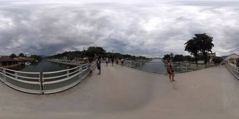 Trinidad Docks 360 VR Stock Footage 90433482