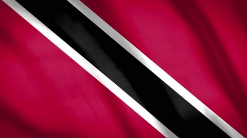 Trinidad Flag  Stock Footage 188174403