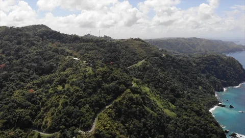 Trinidad mountain Drone Stock Footage 118799260