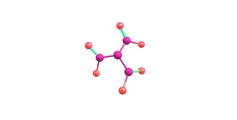 Trinitramide molecule isolated on white Stock Illustration