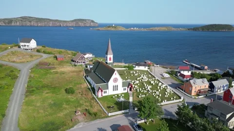 Trinity Bay North, Newfoundland, Canada 12 库存影片 319598656