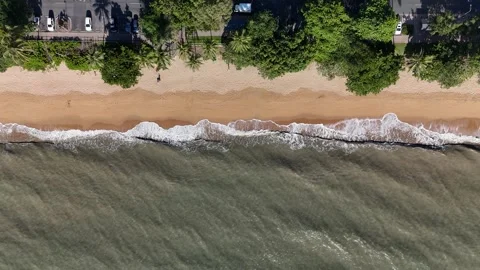 Trinity Beach, Cairns, Queensland: 4K Aerial Drone Footage Featuring Scenic Stock Footage 311144158
