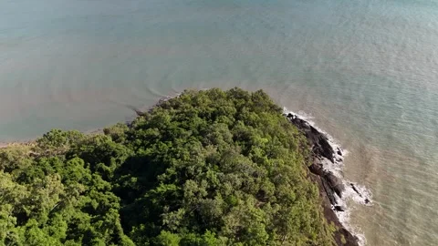 Trinity Beach, Cairns, Queensland: 4K Aerial Drone Footage Featuring Scenic Stock Footage 311144204