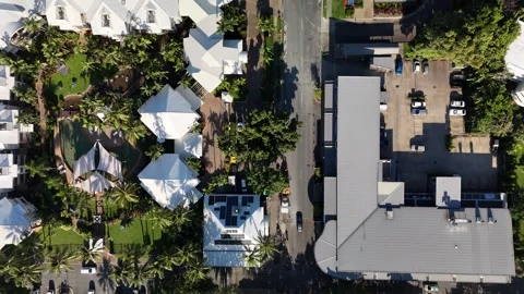 Trinity Beach, Cairns, Queensland: 4K Aerial Drone Footage Featuring Scenic Stock Footage 311144329