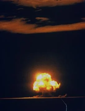 Trinity Bomb Test, New Mexico, USA - 16 Jul 1945 Stock Photos