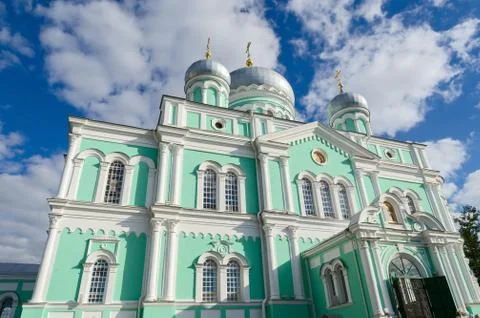 Trinity Cathedral of  Holy Trinity Seraphim-Diveevo monastery, Diveevo, Russi Foto stock