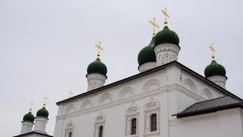 Trinity cathedral - part of Astrakhan Kremlin Stock Photos