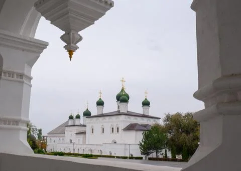 Trinity cathedral - part of Astrakhan Kremlin Foto stock