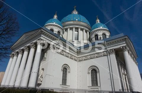 Trinity Cathedral, Saint Petersburg in St. Petersburg Stock Photos