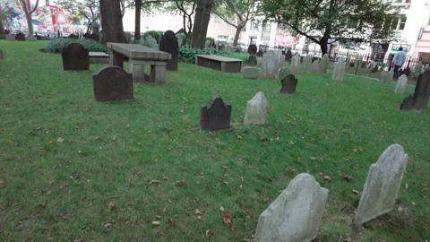 Trinity Church Graveyard NYC Stock Footage 232739691