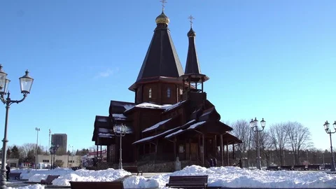 Trinity Church. Minsk Stock Footage 72103922