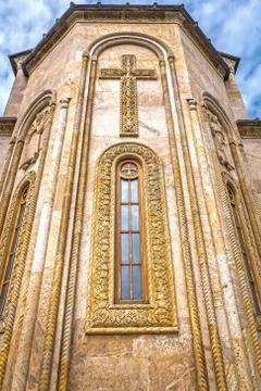 Trinity Church on Sameba Mountain Stock Photos