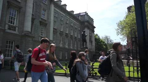 Trinity College Dublin 스톡 동영상 32695958