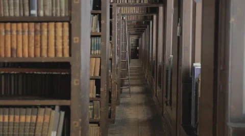 Trinity College Dublin, Ireland Library and Grounds Stock Footage 65049111