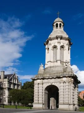 Trinity college in Dublin Stock Photos