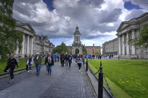 Trinity College Dublin Foto stock