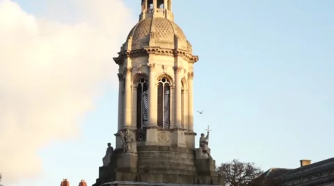 Trinity College Grounds Centre Dublin 스톡 동영상 46938948