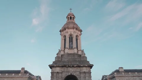 Trinity College Hyperlapse - Dublin 스톡 동영상 122855086