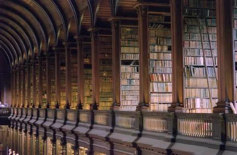 Trinity college library dublin Stock Photos