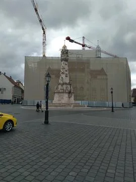 The Trinity Column (Szentháromság-szobor) in Trinity Square Photos
