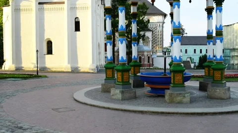 Trinity Lavra of St. Sergius Stock Footage 61705126