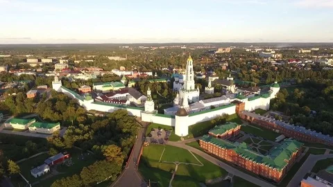 The Trinity Lavra of St. Sergius 库存影片 73443516