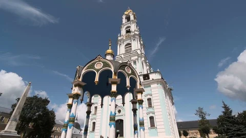 The Trinity Lavra of St. Sergius Stock Footage 114865521