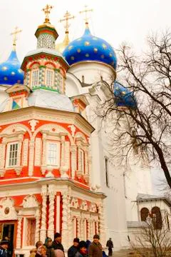 The Trinity Lavra of St. Sergius. Stock Photos