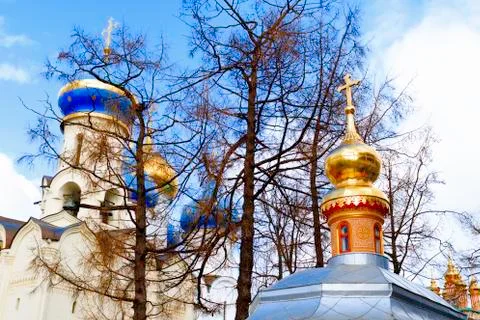 The Trinity Lavra of St. Sergius. Stock Photos