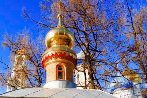 The Trinity Lavra of St. Sergius. Stock Photos