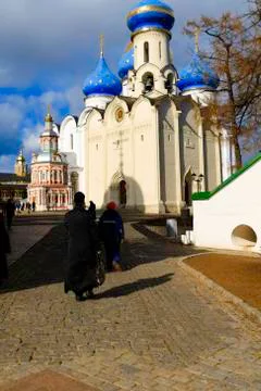 The Trinity Lavra of St. Sergius. Stock Photos