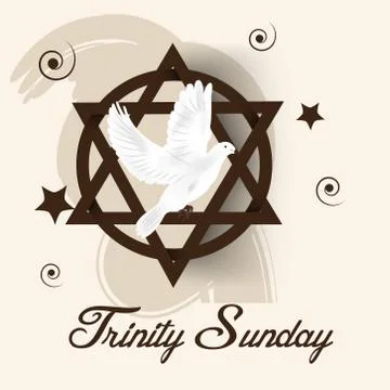 Trinity Sunday. Stock Illustration