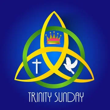 Trinity Sunday Illustrazione stock