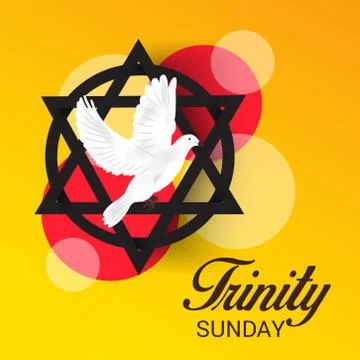 Trinity Sunday. Stock Illustration