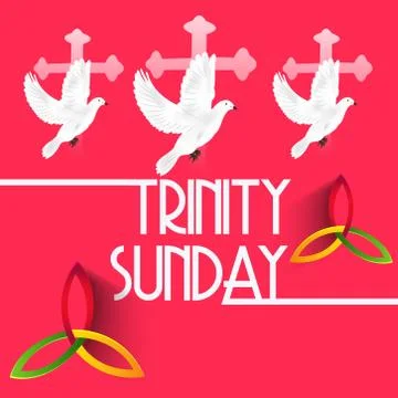 Trinity Sunday. Stock-Illustration
