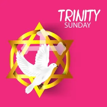 Trinity Sunday. Stock Illustration