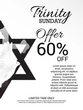 Trinity Sunday. Stock Illustration