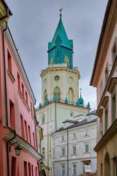 Trinity Tower in Lublin Stock Photos