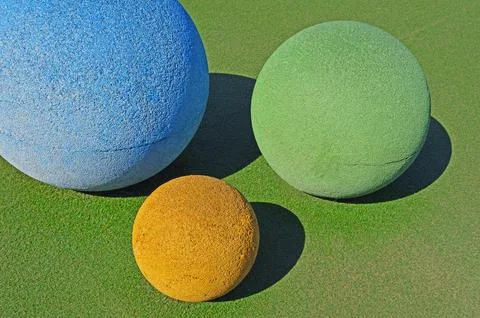 Trio and three shadows Stock Photos