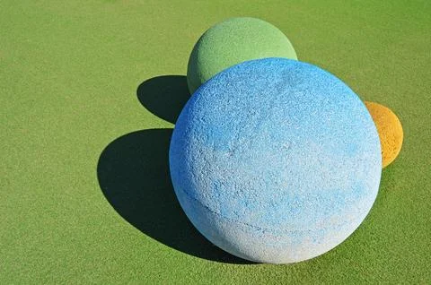 Trio and two shadows Stock Photos