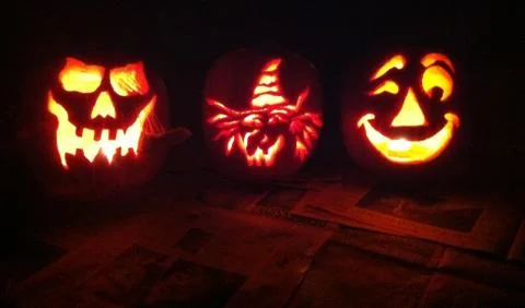 Trio of Terror Stock Photos