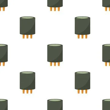 Triode pattern seamless vector Illustrazione stock